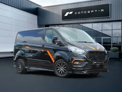 Käytetty Ford Transit Custom Limited 130 HP (95 kW) 2021 Musta Van
