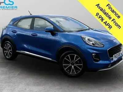 Begagnad Ford Puma Titanium 125 HK (91 kW) 2023 Blå SUV