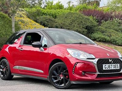 Red Used 2017 DS Automobiles DS3 Connected Chic Hatchback | £5,895 (Fair price)