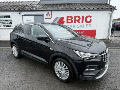 Used Vauxhall Grandland X Business Edition 130 HP (95 kW) 2020 Black SUV