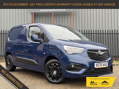 Used Vauxhall Combo Sportive 130 HP (95 kW) 2020 Blue MPV