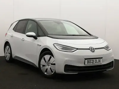 Used VW ID.3 Pro Performance 150 kW (204 HP) 2021 White Hatchback