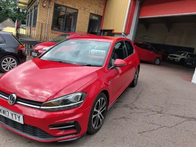 Used VW Golf VII R-line 2017 Red Hatchback