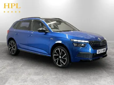 Used Skoda Kamiq Monte Carlo 110 HP (80 kW) 2023 Blue SUV