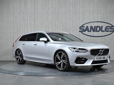 Usado Volvo V90 R-Design Pro 190 CV (139 kW) 2018 Plateado Familiar