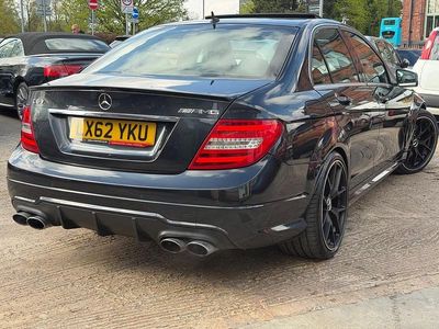 Begagnad Mercedes C63 AMG AMG 2012 Svart Sedan