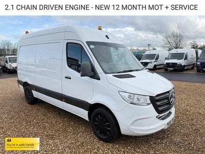 Used Mercedes Sprinter 163 HP (119 kW) 2019 White Van