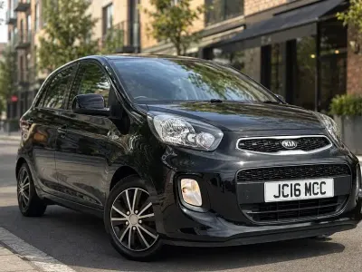 Used Kia Picanto Air 66 HP (48 kW) 2016 Black Hatchback