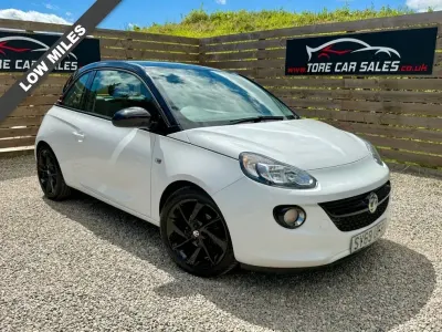 Used Vauxhall Adam 70 HP (51 kW) 2019 White Hatchback