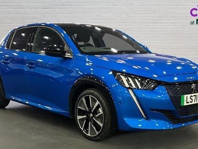 Used Peugeot e-208 Premium 100 kW (136 HP) 2021 Blue Hatchback