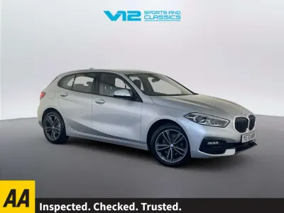 Begagnad BMW 116 Sport Line 116 HK (85 kW) 2020 Silver Halvkombi