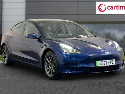 Blue Used 2022 Tesla Model 3 Standard Range Sedan | £18,499 (Fair price)