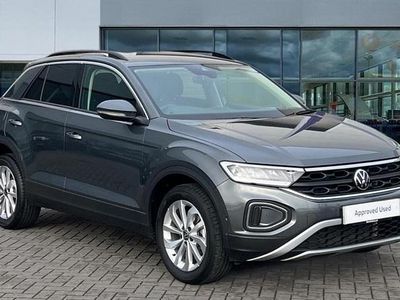 Indium grey metallic Used 2025 VW T-Roc Match SUV | £22,348 (Fair price)
