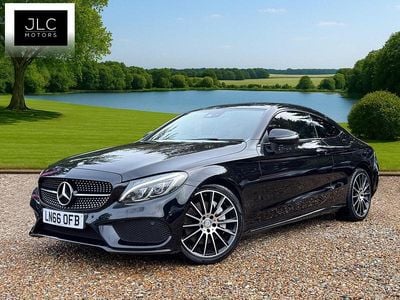 Black Used 2016 Mercedes C300 AMG Line Premium Plus Coupe | £17,450 (Expensive)