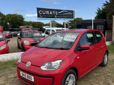 Used VW up! move up! 60 HP (44 kW) 2015 Red Hatchback