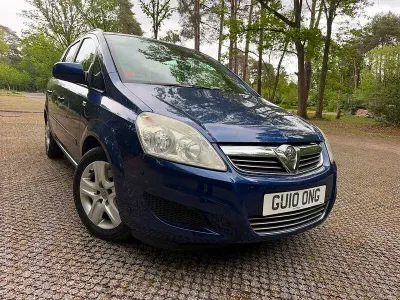 Used Vauxhall Zafira 120 HP (88 kW) 2010 Blue MPV
