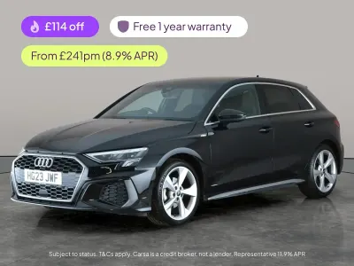 Used Audi A3 S-Line 2023 Black Sedan