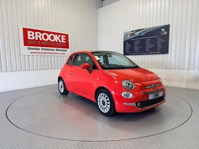 Used Fiat 500 Lounge 2016 Pink Cabriolet
