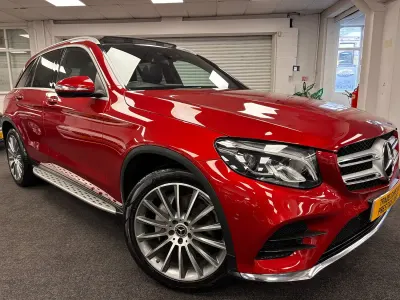 Used Mercedes GLC250 AMG Line Premium Plus 2018 Red SUV