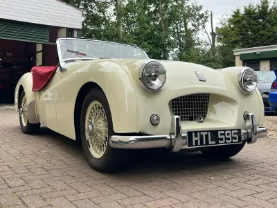 Used Triumph TR2 1954 White Cabriolet
