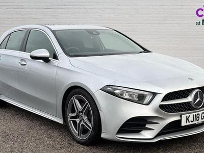 Used Mercedes A180 AMG line 116 HP (85 kW) 2018 Silver