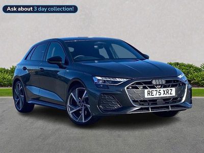 Used Audi A3 Black Edition 150 HP (110 kW) 2025 Grey Hatchback