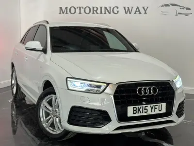 Used Audi Q3 S-Line 150 HP (110 kW) 2015 White SUV