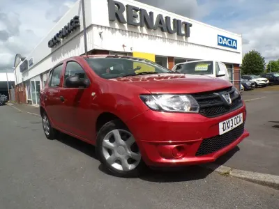 Used Dacia Sandero Ambiance 75 HP (55 kW) 2013 Red Hatchback