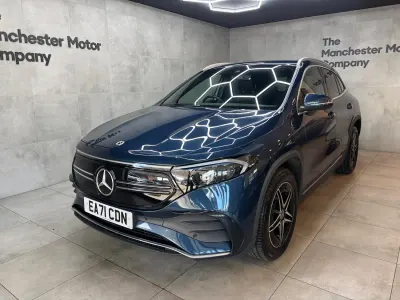 Used Mercedes EQA350 AMG line 214 kW (292 HP) 2021 Blue SUV