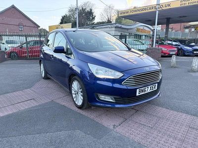 Used Ford C-MAX Titanium 125 HP (91 kW) 2017 Blue MPV