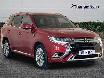 Used Mitsubishi Outlander P-HEV 2019 Red Estate