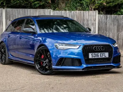 Used Audi RS6 Performance 597 HP (439 kW) 2016 Blue Estate