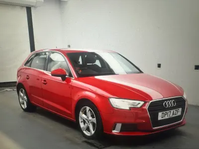 Used Audi A3 Sport 150 HP (110 kW) 2017 Red Hatchback