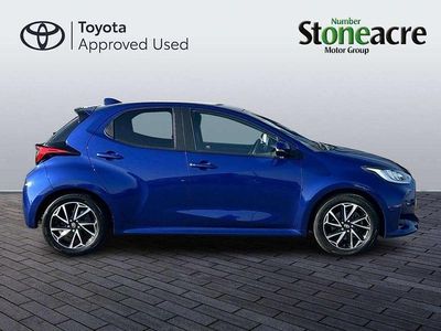 Used Toyota Yaris Hybrid Design 2023 Blue Hatchback