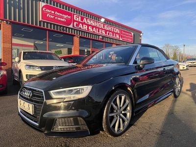 Used Audi A3 Cabriolet S-Line 2017 Black Cabriolet
