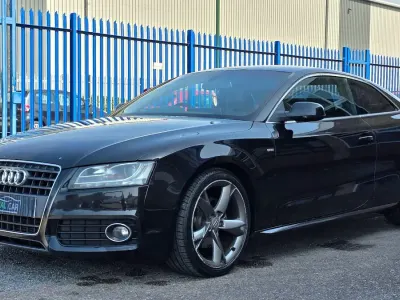 Used Audi A5 S-Line 170 HP (125 kW) 2010 Black Coupe