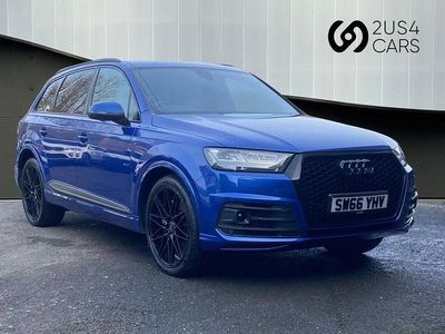 Used Audi Q7 S-Line 272 HP (200 kW) 2016 Blue SUV