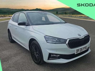 Moon white metallic black magic pearl effect Used 2025 Skoda Fabia Design Edition Hatchback | £18,500 (A bit pricey)