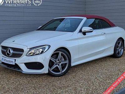 White Used 2017 Mercedes C250 AMG Line Premium Plus Cabriolet | £15,990 (Fair price)