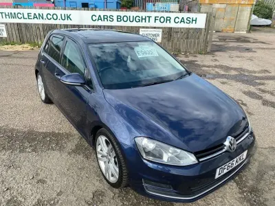 Used VW Golf VII GT 150 HP (110 kW) 2016 Blue Hatchback