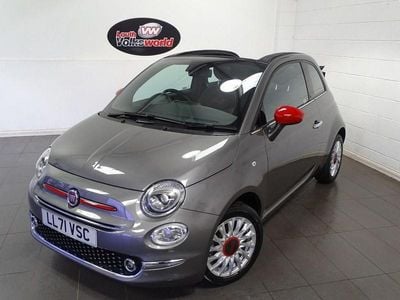 Grey Used 2021 Fiat 500 Red Cabriolet | £9,995 (Fair price)