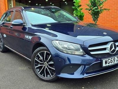 Used Mercedes C200 SE 2020 Blue Estate