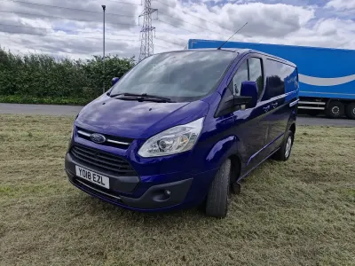 Used Ford Transit Custom Limited 170 HP (125 kW) 2018 Blue Van