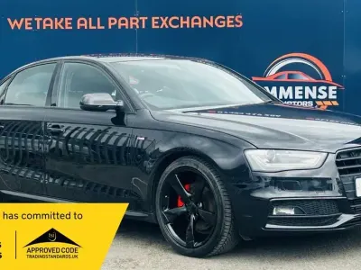 Used Audi A4 Black Edition 177 HP (130 kW) 2014 Black Sedan