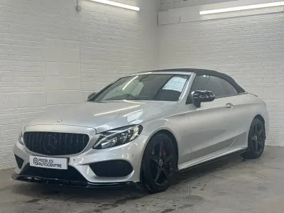 Used Mercedes C200 AMG Line Premium Plus 2017 Silver Cabriolet