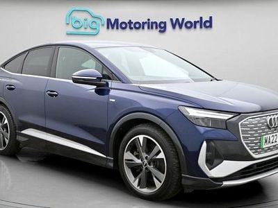 Used Audi Q4 Sportback e-tron S-Line 219 kW (299 HP) 2022 Blue SUV