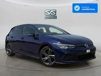 Used VW Golf VII R-line 150 HP (110 kW) 2020 Blue Hatchback
