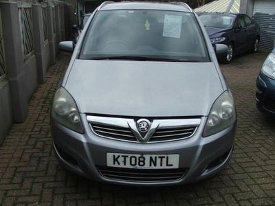Used Vauxhall Zafira SRi 120 HP (88 kW) 2008 Silver MPV