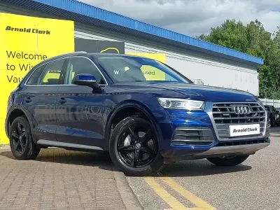 Used Audi Q5 Sport 190 HP (139 kW) 2017 Blue SUV