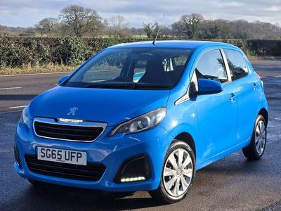 Blue Used 2015 Peugeot 108 Active Hatchback | £3,995 (Fair price)